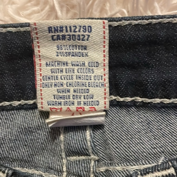 True Religion skinny Jeans dark wash size 26 - Picture 6 of 8